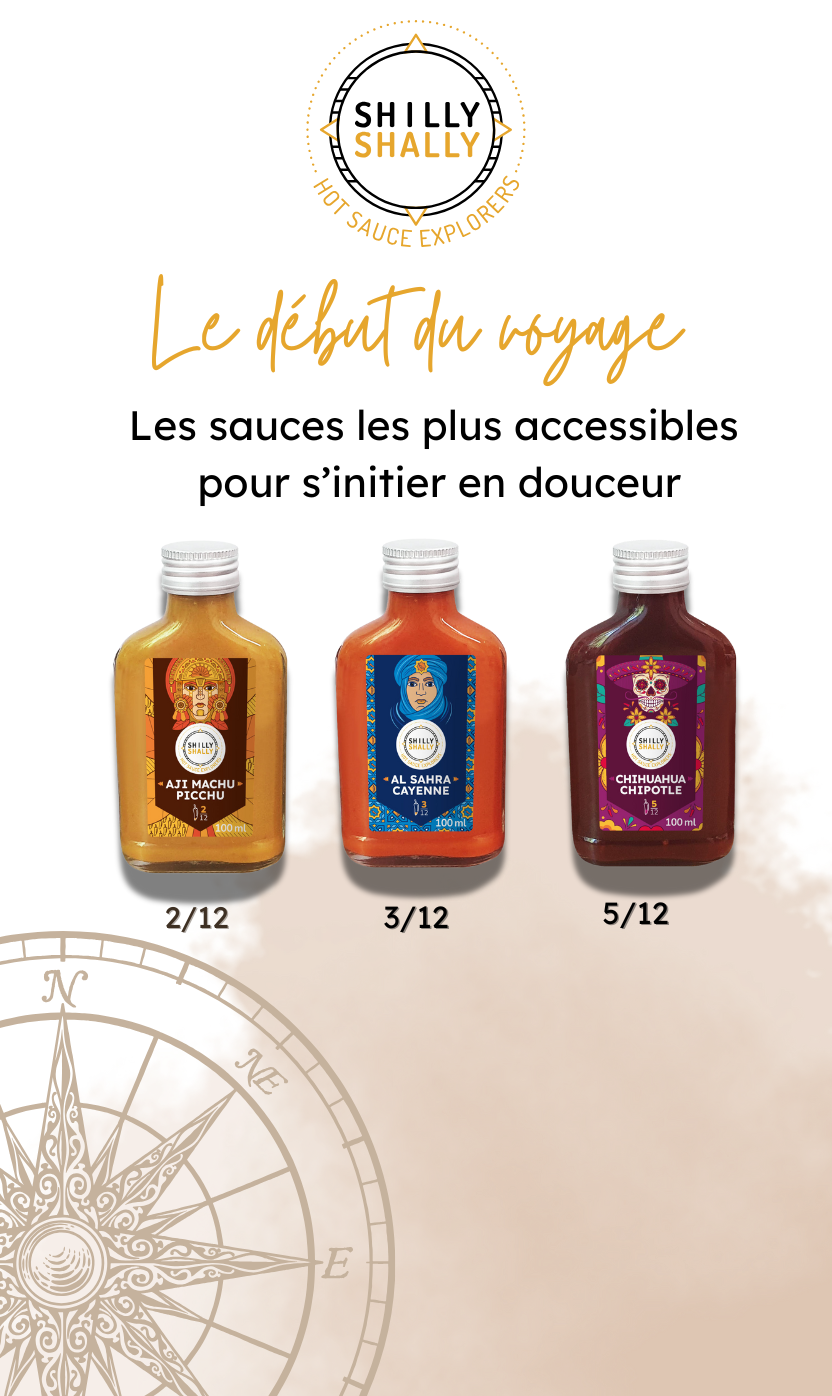 Le début du voyage - Coffret de 3 sauces